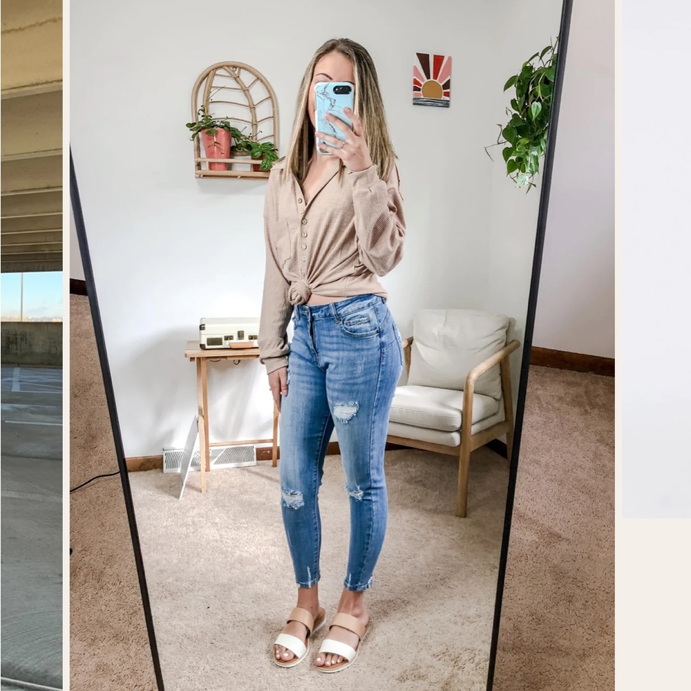 7/8 MID RISE JEANS - Picture 2 of 7